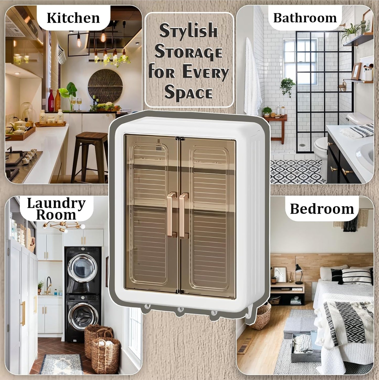 Multipurpose Wall Mounted Storage Cabinet