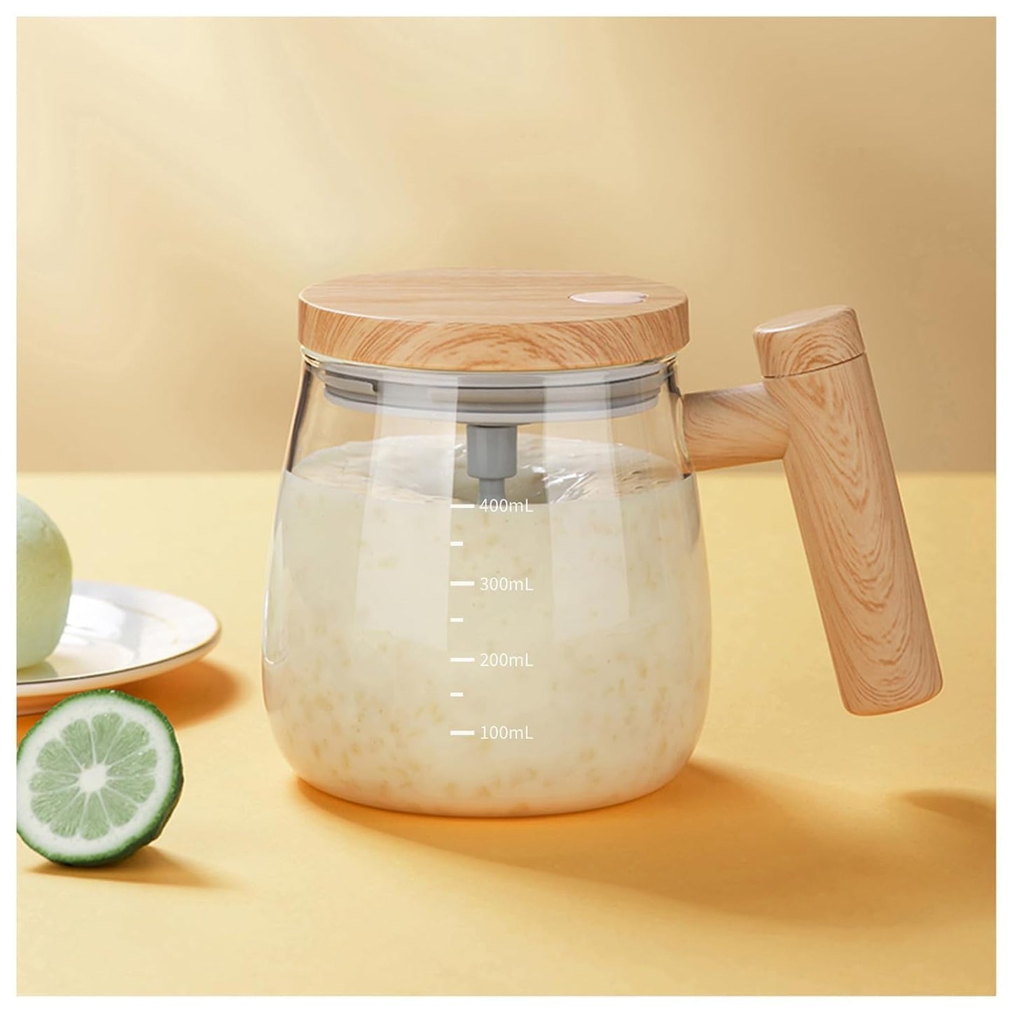 Electric Self Stirring Coffee Mug - 400ml Lightweight High Speed Mixing Cup for Home