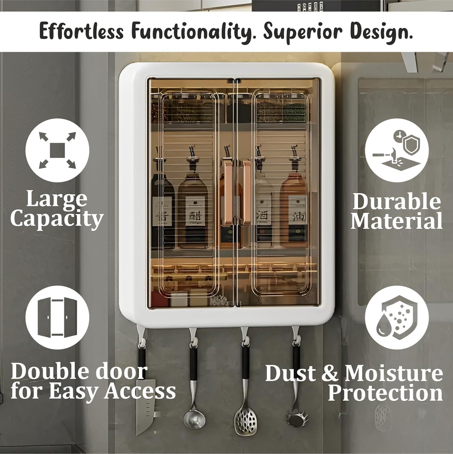 Multipurpose Wall Mounted Storage Cabinet