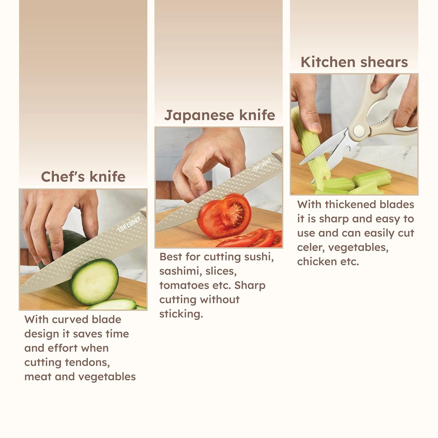 Premium 6-Piece Kitchen Knife Set