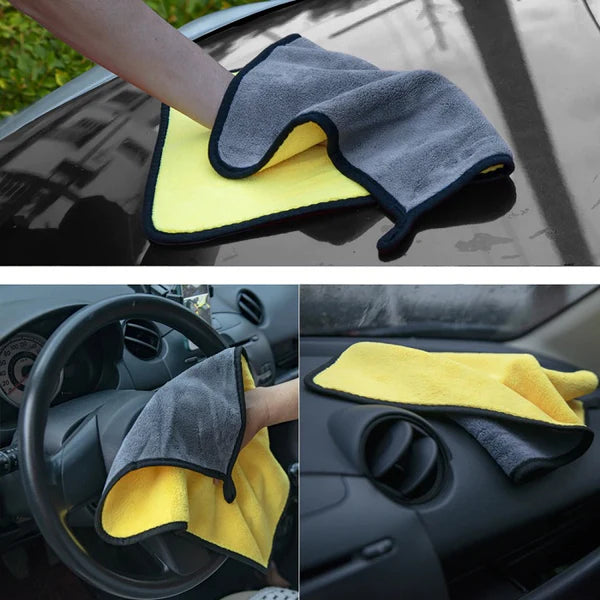 Multipurpose Absorbent Microfiber Cleaning Cloth – Super Soft, Lint-Free, and Quick-Drying (Pack of 1)
